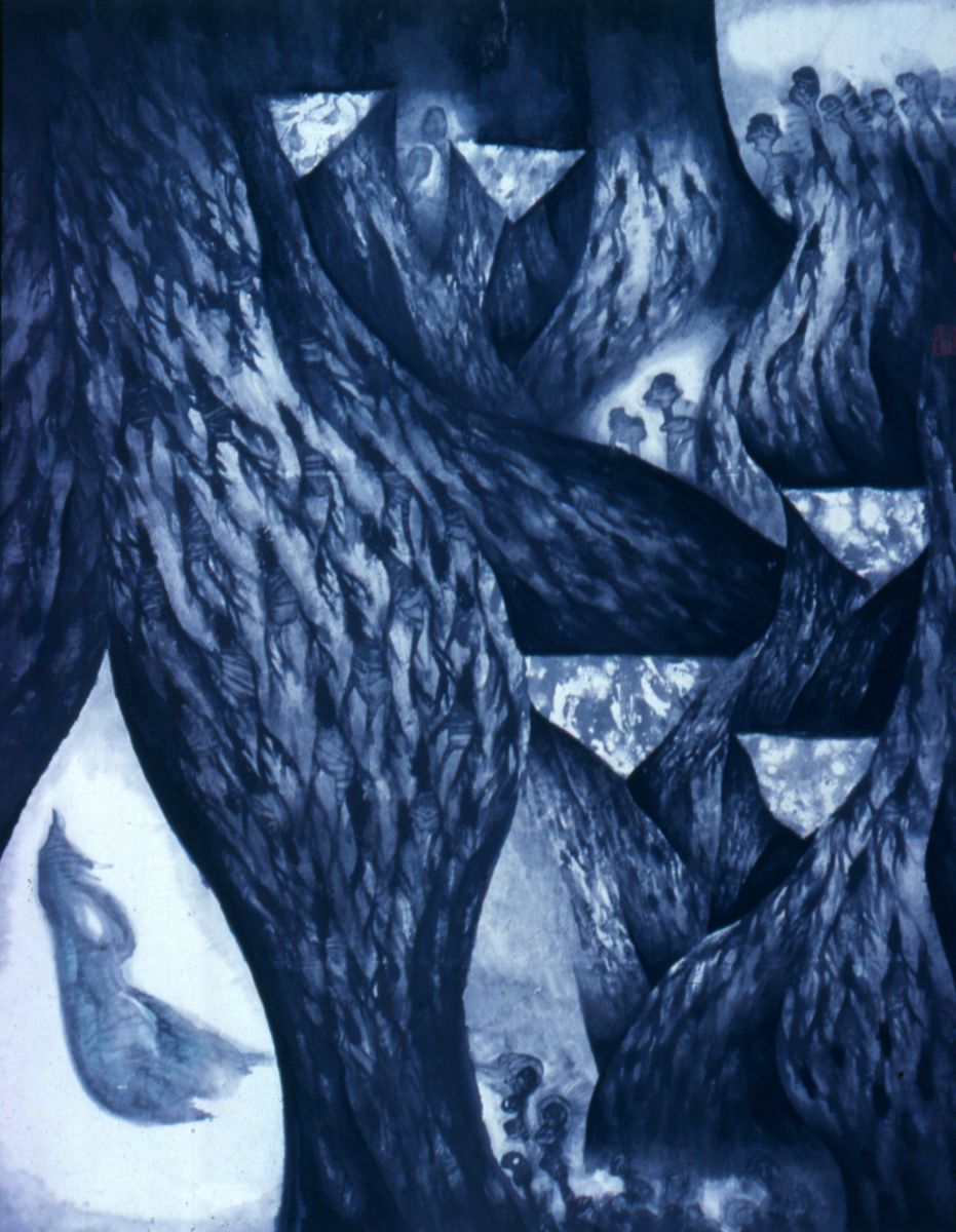 本科畢業(yè)創(chuàng)作《徐霞客之夢(mèng)－風(fēng)》1987年